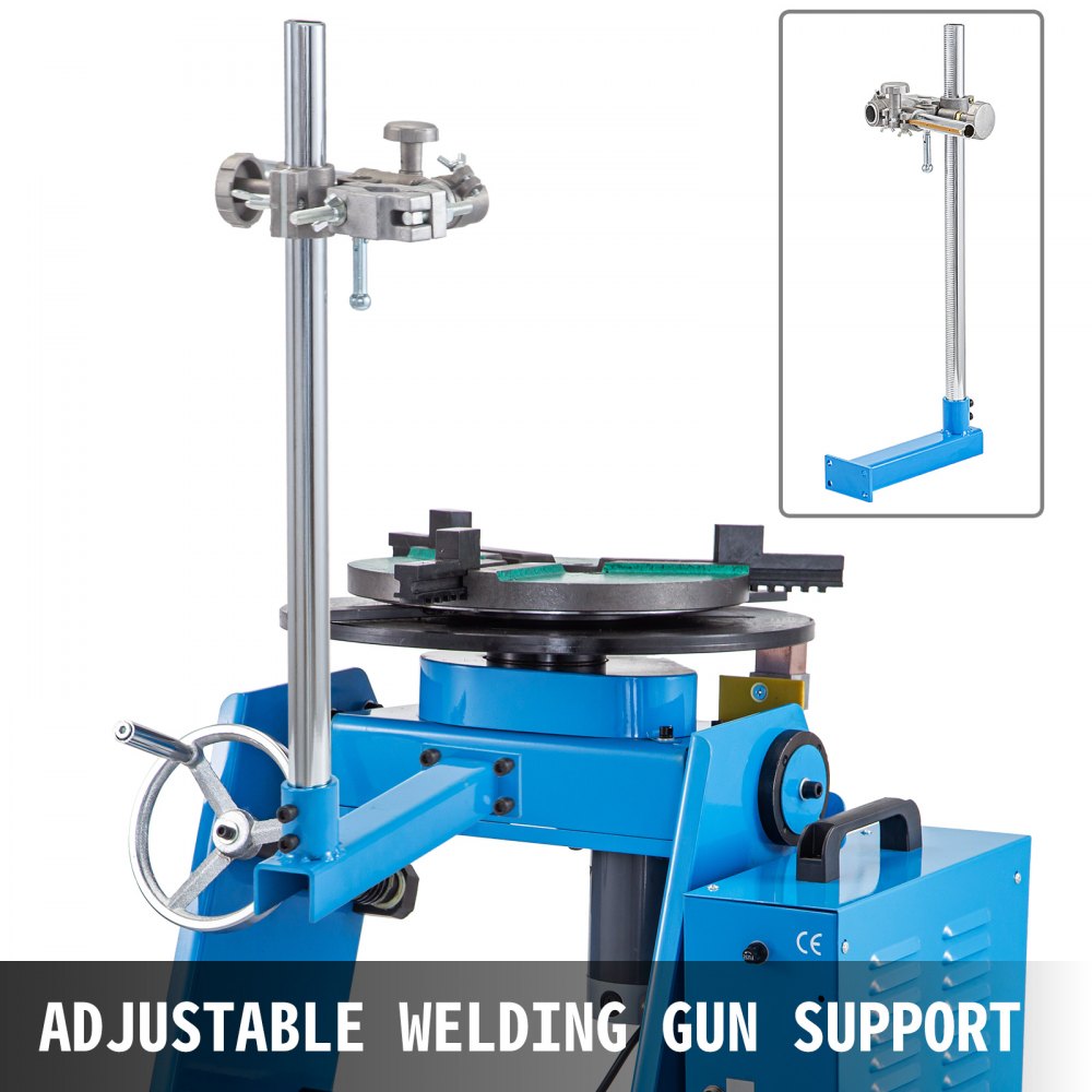Welding Rotary Positioner Rotary Table Welding 100/50KG Adjustable ...