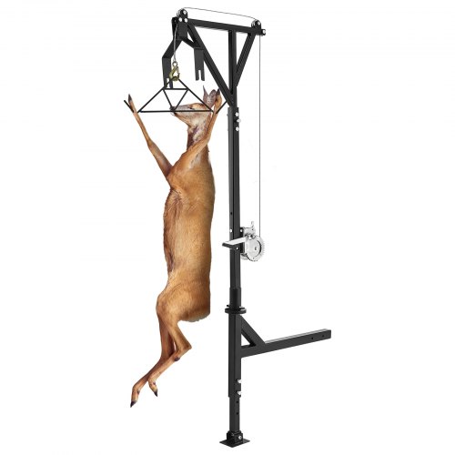 VEVOR Hitch Mounted Deer Hoist Hitch Game Hoist 600lbs Winch