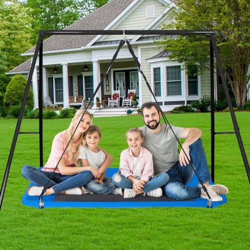 VEVOR Platform Swing 60 Inch Platform Tree Swing for Kids 700lbs Weight ...