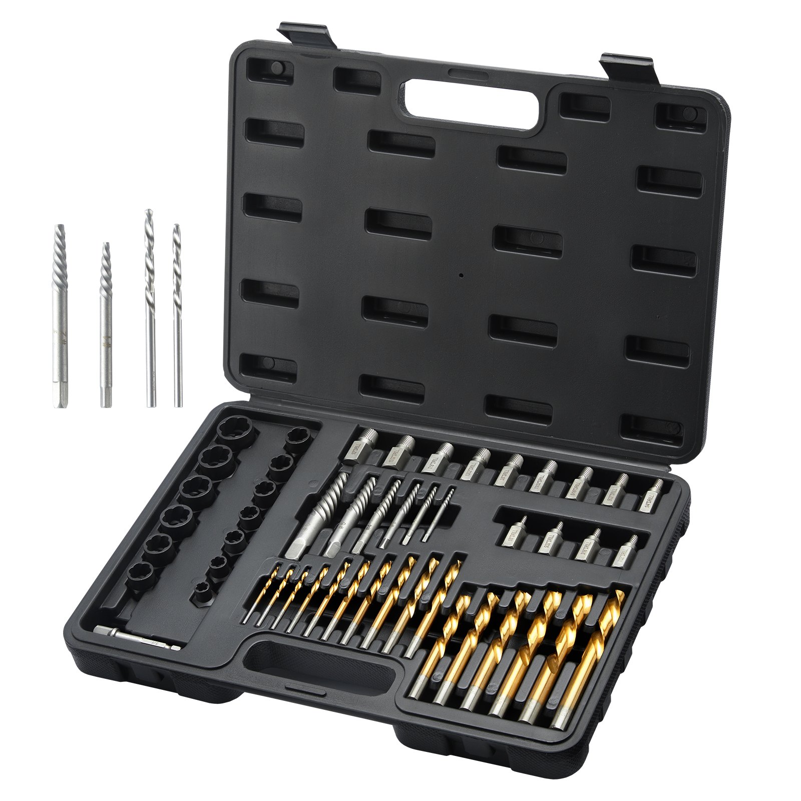 VEVOR 48Piece Bolt Extractor Screw Extractor Set, with 13 PCS Bolt