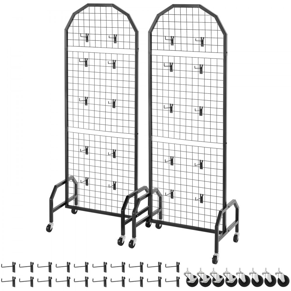 VEVOR Grid Panel Display for Craft Show, Decor, And Storage