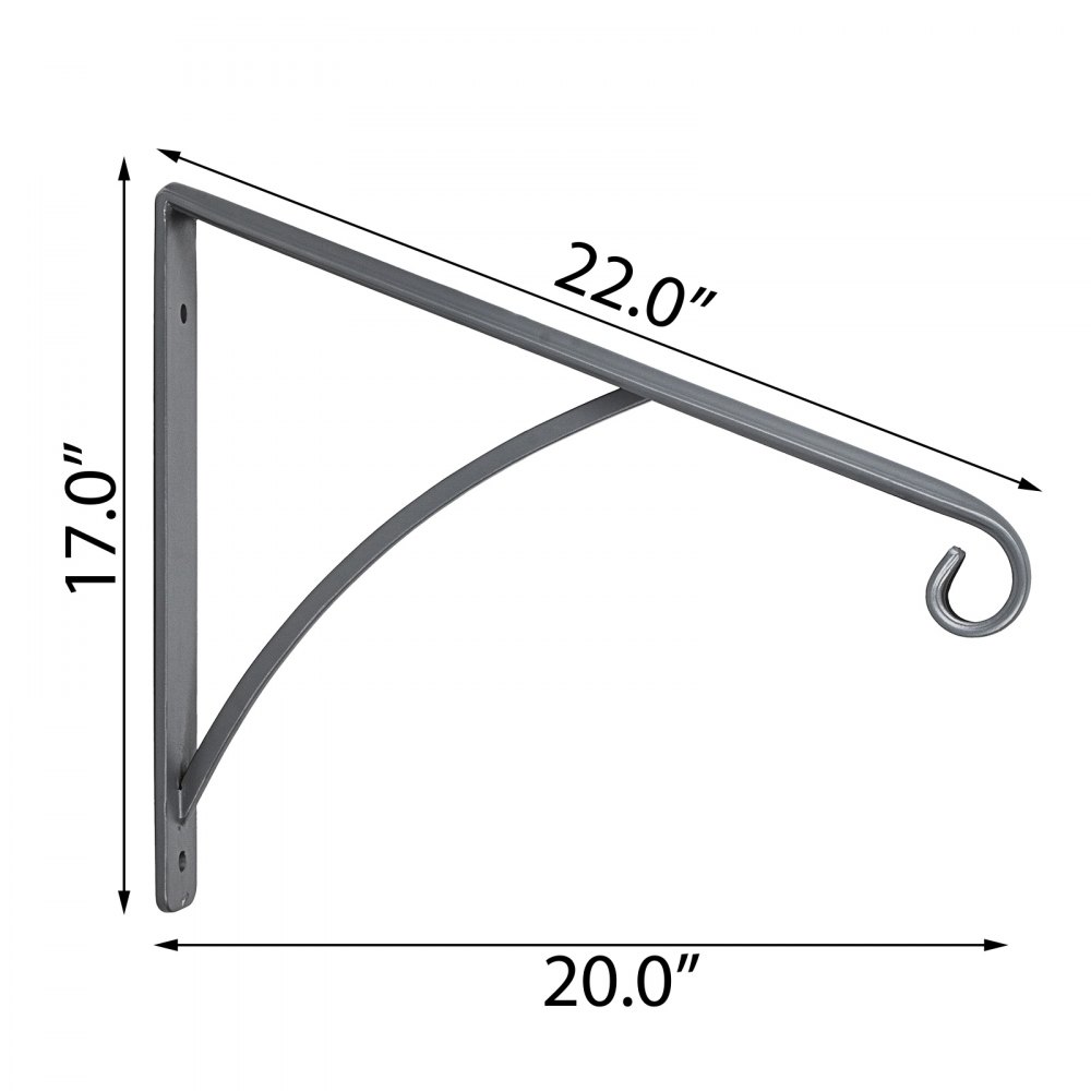 Grab Supports Wrought Iron Post Mount Step Grab Rail Fit 1 Or 2 Steps ...