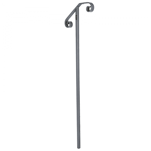 VEVOR Single Post Handrail Wrought Iron Post Mount Step Grab Supports ...