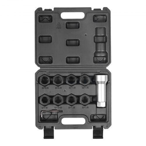 VEVOR 10PCS Axle Spindle Thread Chaser Set Metric M20 M22