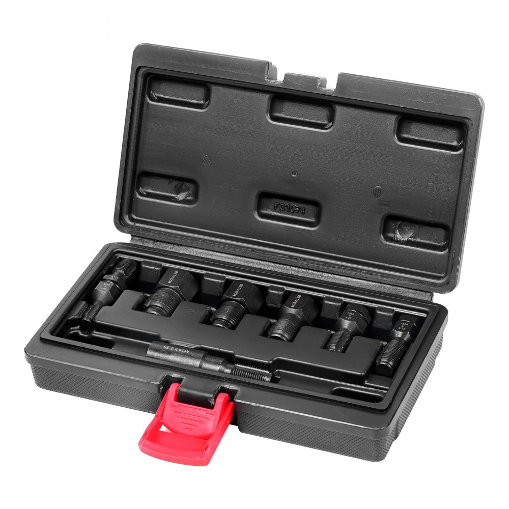 VEVOR Metric Thread Chaser Set - 7-Piece, M10-M22 Tools