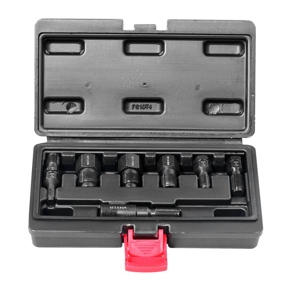 VEVOR Metric Thread Chaser Set - 7-Piece, M10-M22 Tools