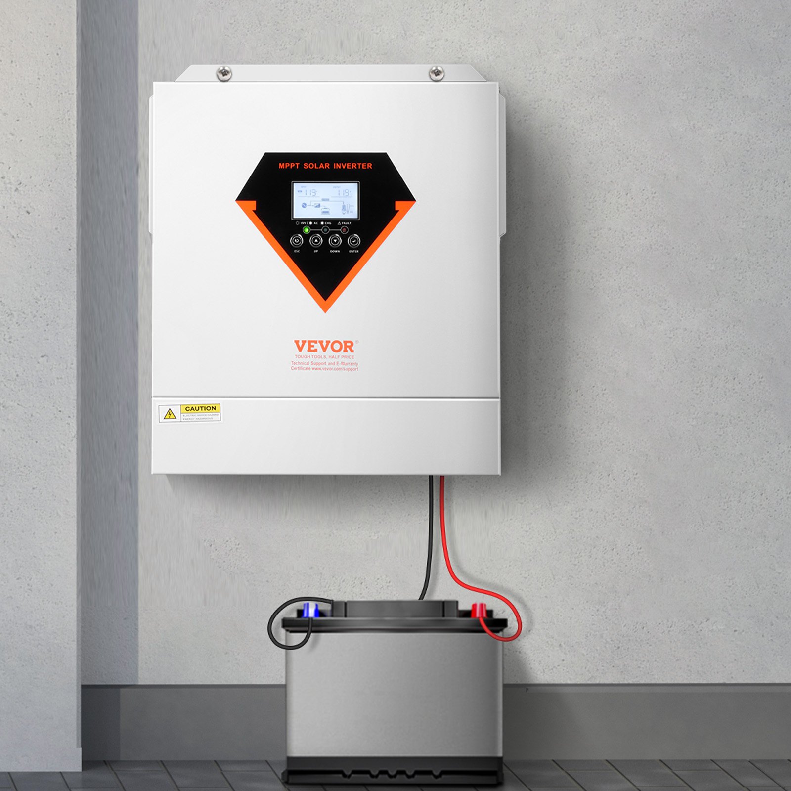VEVOR 3000W Solar Inverter - Hybrid Charger with 100A MPPT