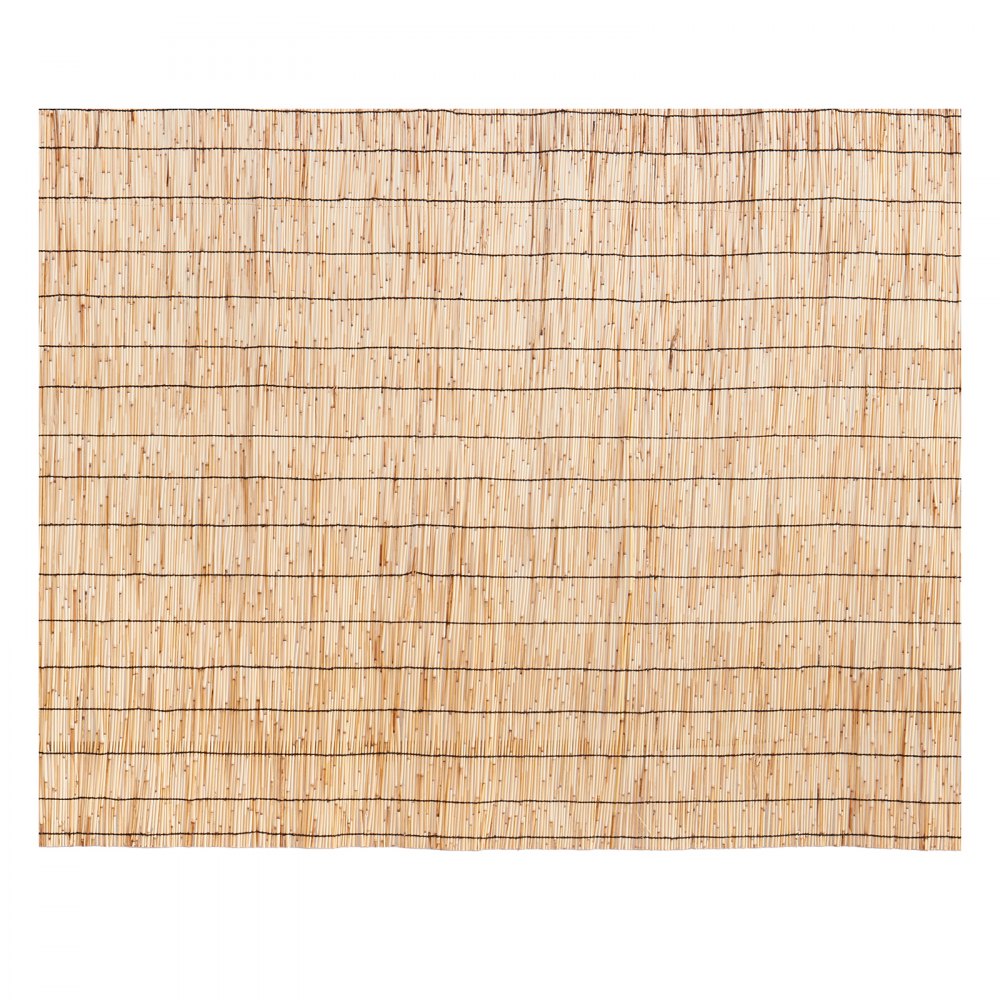 VEVOR Natural Reed Fencing, 4 ft x 16.4 ft, 2 Pack Reed Screen Curtain ...
