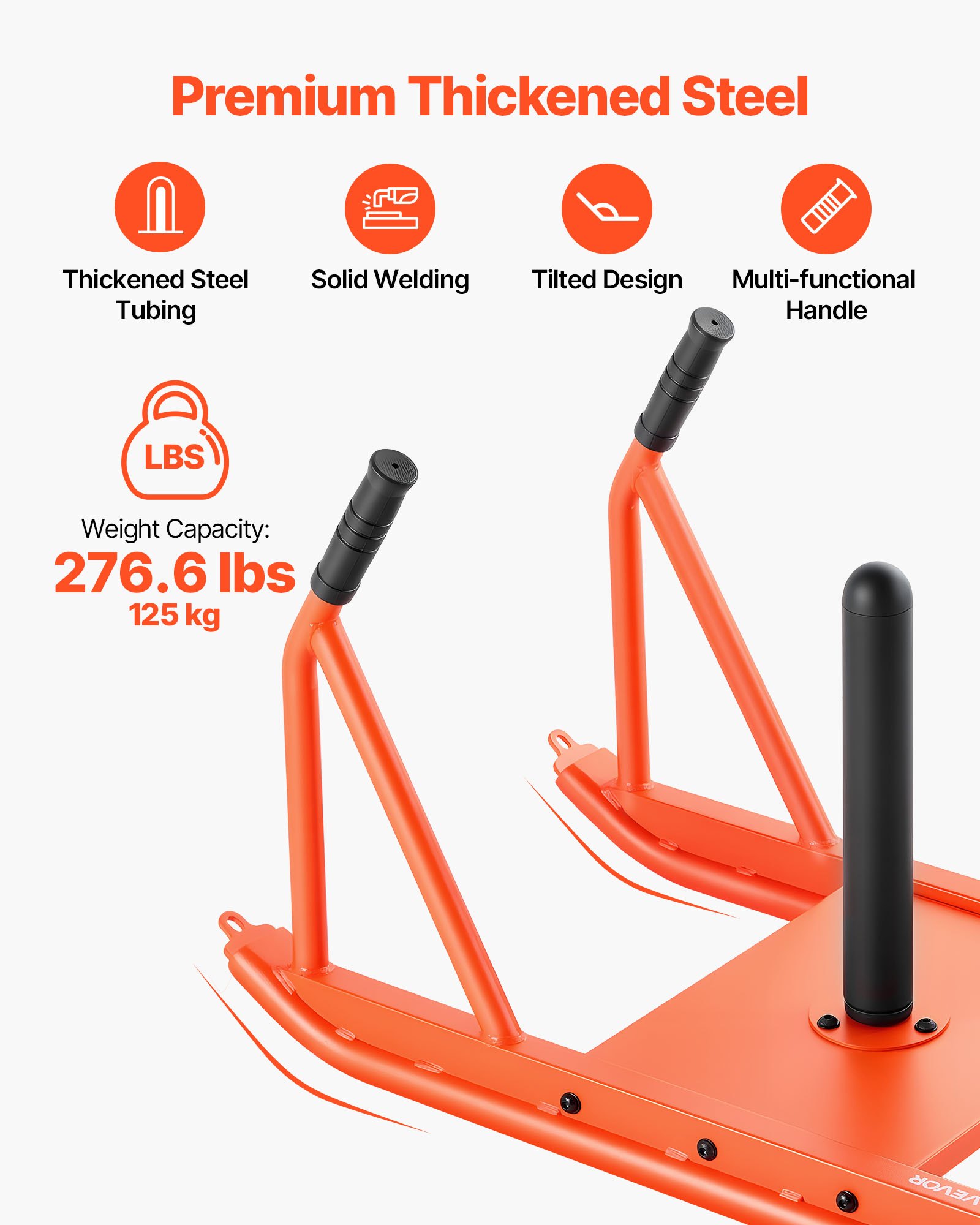 VEVOR Weight Sled, Steel Power Sled, Fitness Strength Training Sleds ...