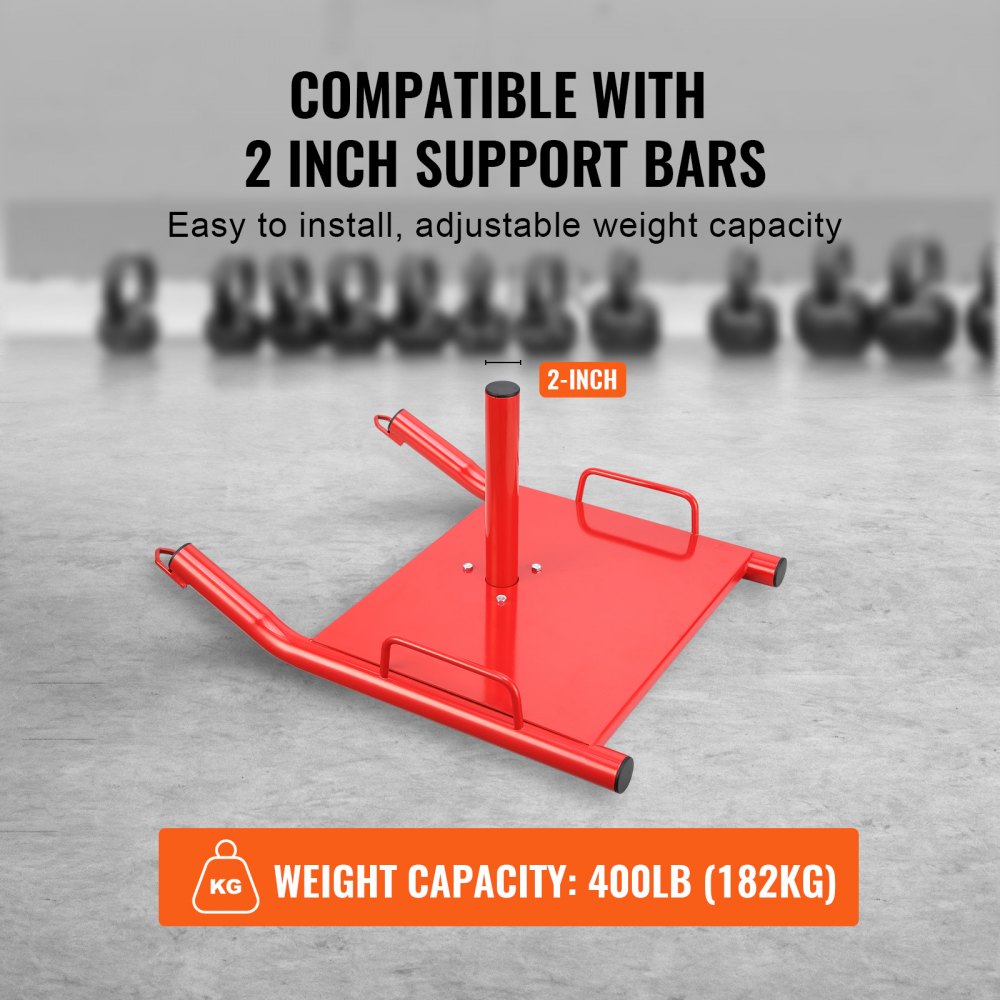 VEVOR Weight Training Pull Sled, Fitness Strength Speed Training Sled ...