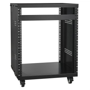 VEVOR 12U AV Rack Stand 226.8 kg Capacity Network Stereo Recording ...