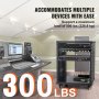 VEVOR Av Rack Mount - 12U(H), 500 Lbs Capacity, 19 In Mount