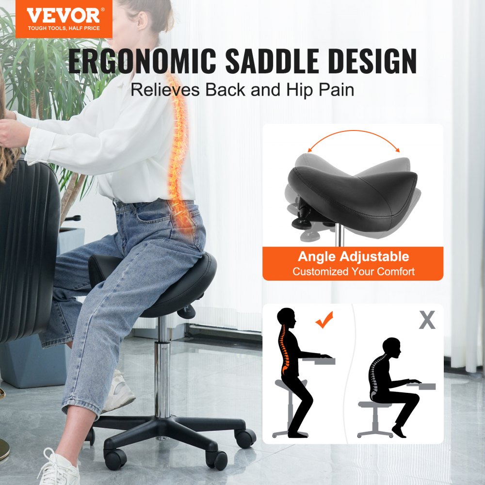 Saddle chair for on sale back pain