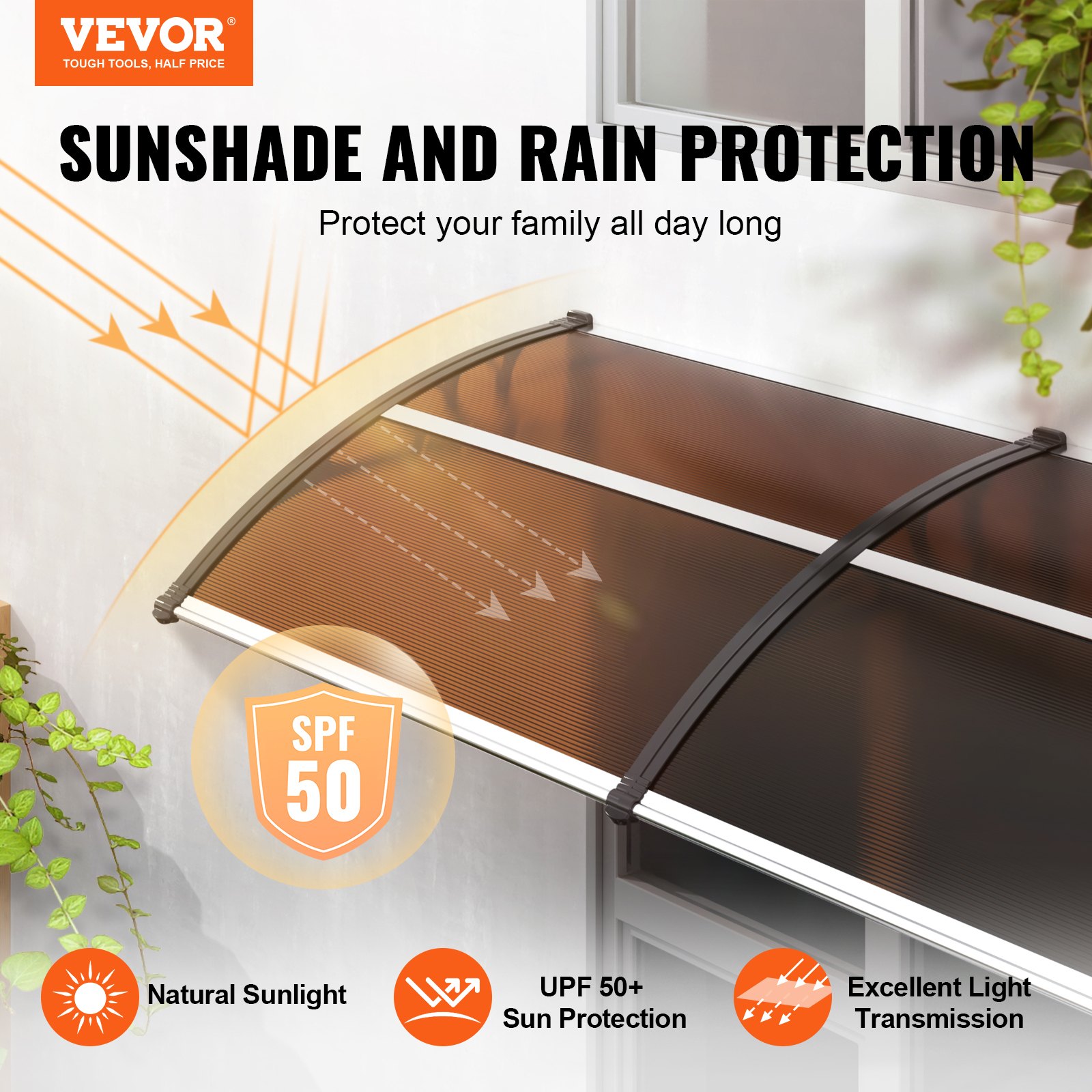 VEVOR Window Door Awning Canopy 38