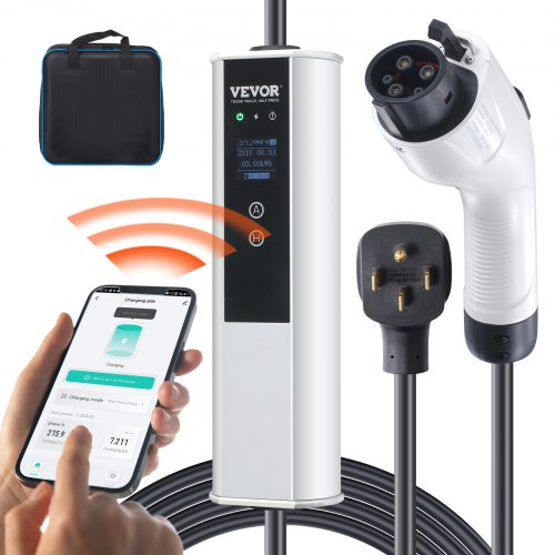 VEVOR Level 2 Portable EV Charger, 40A 240V, Electric Vehicle