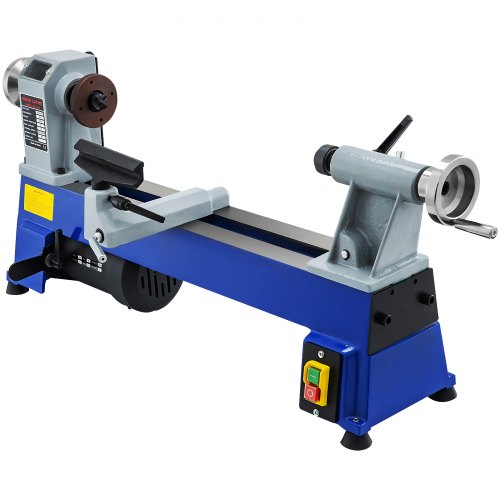 VEVOR 10 x 18 Inch Variable Speed Benchtop Mini Wood Lathe