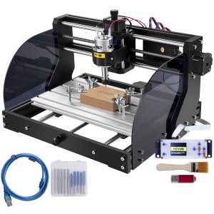 VEVOR Cnc 3018 Pro 10000RPM Cnc 3018 300 180 45mm Cnc Machine GRBL Control Mini Laser Engraver with Offline Controller 3 Axis laser engraving machine