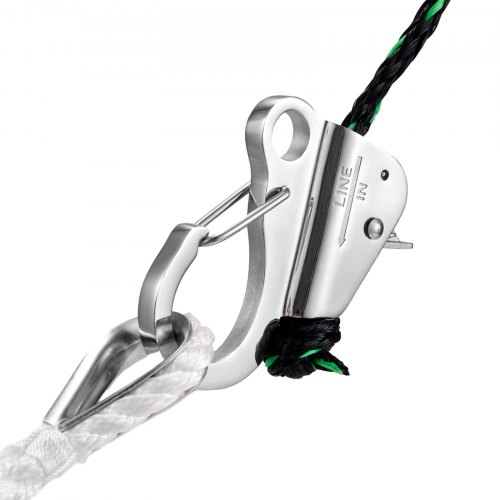 VEVOR Boat Anchor Hook, 304 Stainless Steel Slide Anchor, Knotless ...