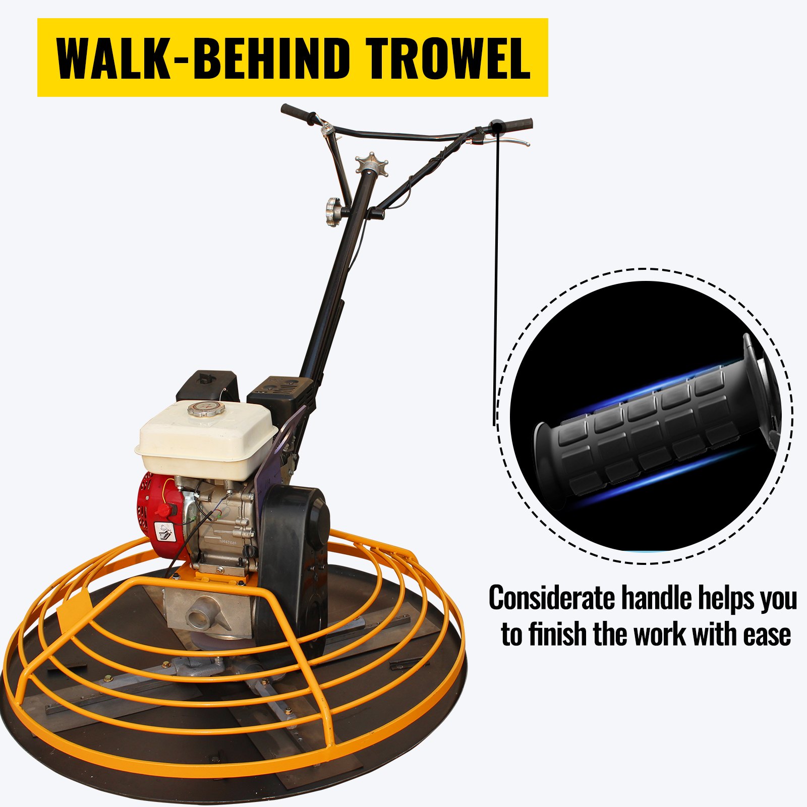 VEVOR Walkbehind Powel Trowel 36" Concrete Power Trowel with Powerful