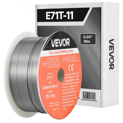 VEVOR Flux Core MIG Welding Wire, E71T-11 0.03-inch 2 LBS, Gasless