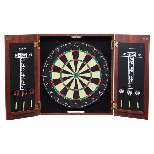 VEVOR Dartboard and Cabinet Set – 18
