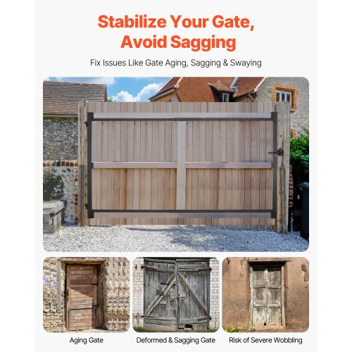 Gate Building Kit Fits 40 to 72 in Wide Openings 4 to 5 ft High Fence ...