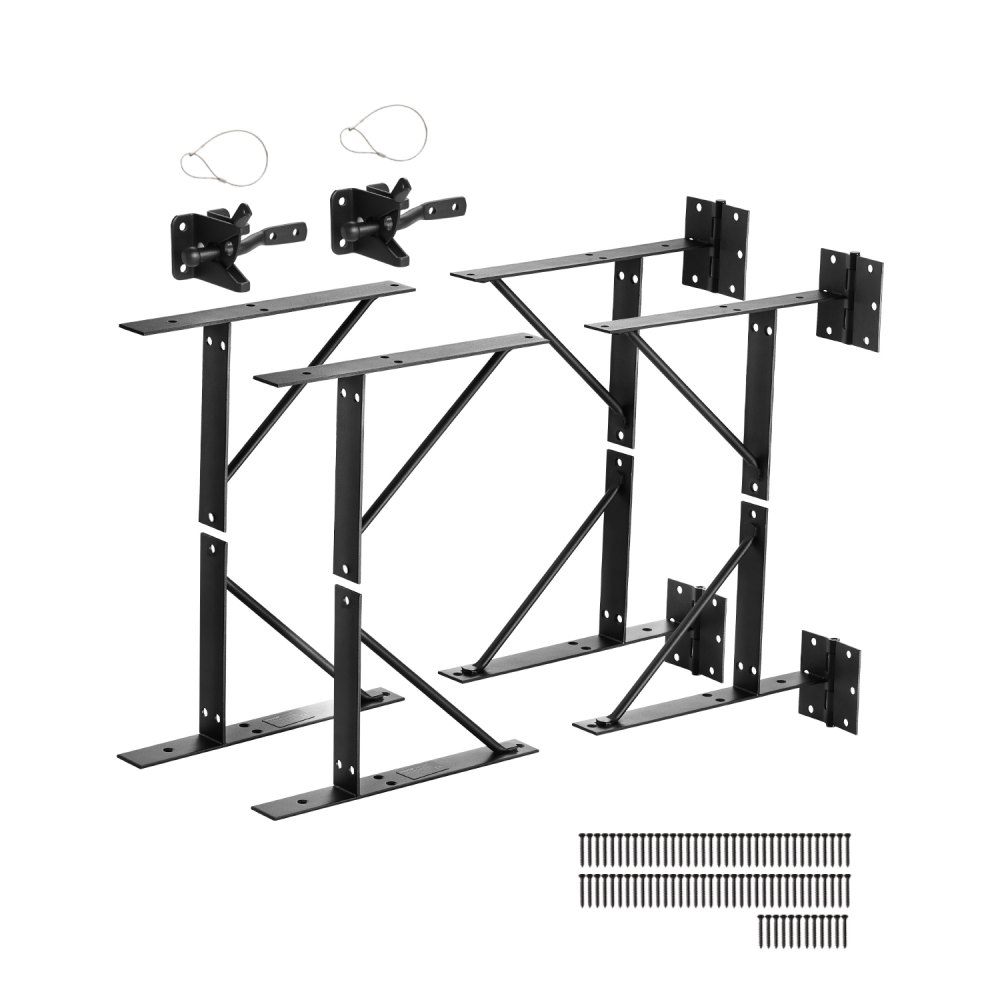 VEVOR Gate Corner Brace Bracket, 2 Sets, Anti Sag Gate Frame Hardware ...