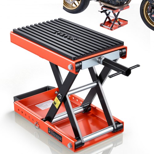 VEVOR Motorcycle Lift Scissor Jack – 1500 lbs, 13.77 Inch