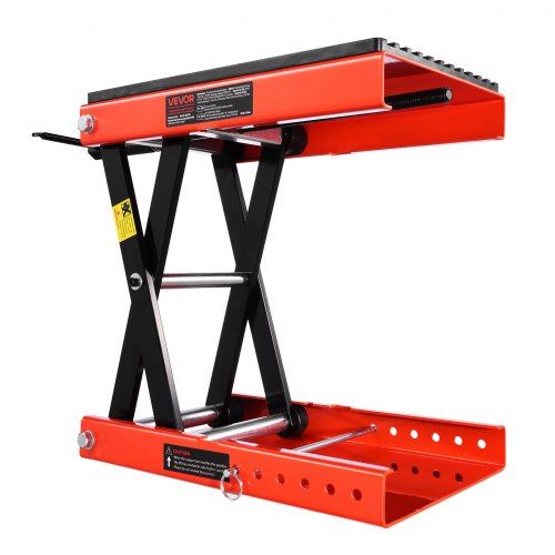 Motorcycle Dolly Motorcycle Stand – 1100LB Capacity, 9" Wide Deck | ATV Bike Floor Jack Hoist Scissor Lift - Foto 4