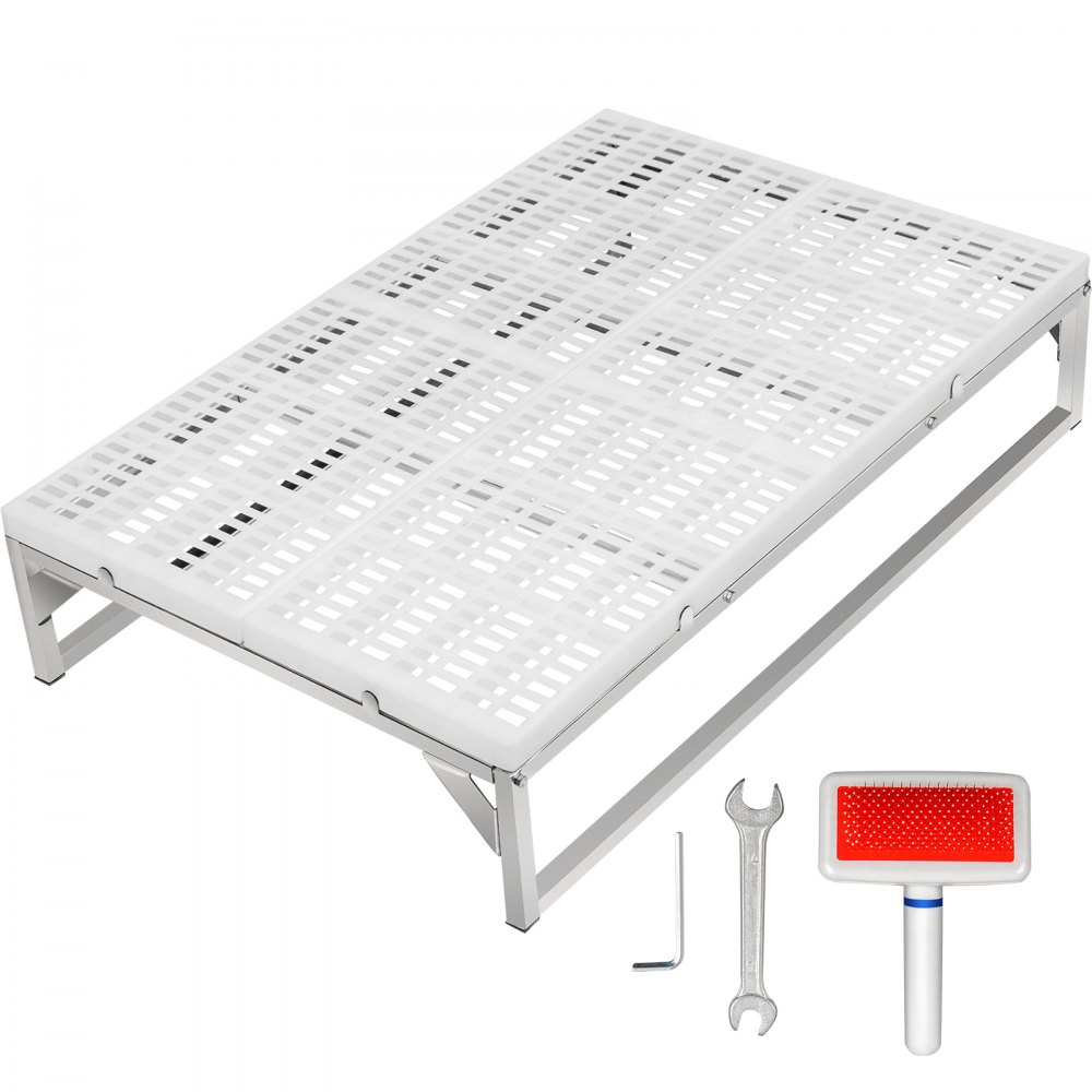 VEVOR Raised Grooming Tub Rack Professional Grade 330lbs Load Capacity ...