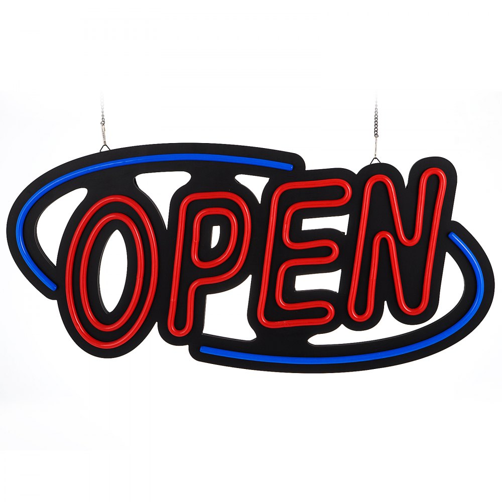 VEVOR Sign Open 31.5x15.7 inch Neon Open Sign 30W LED Open Sign ...