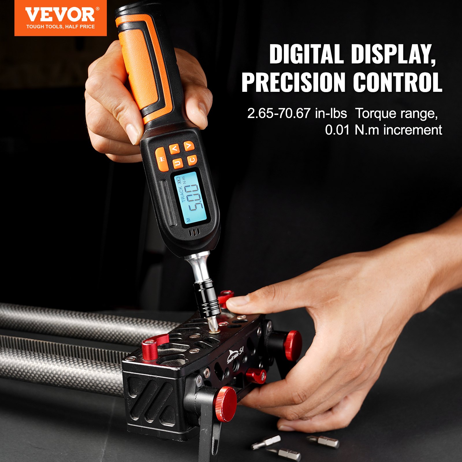 VEVOR Digital Torque Screwdriver, 1/4