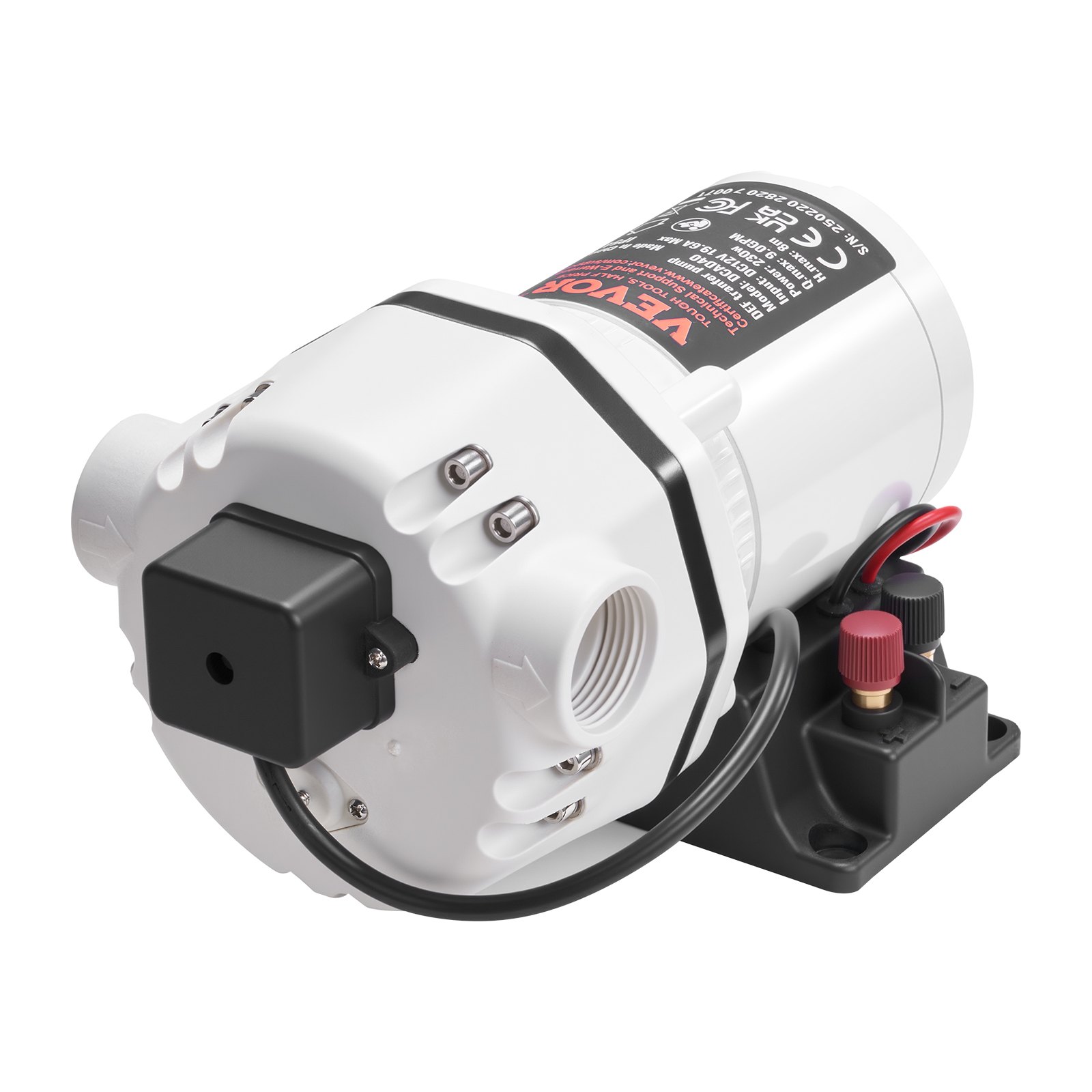 VEVOR DEF Pumps Electric – 9 GPM, DC 12V, 26.25 ft