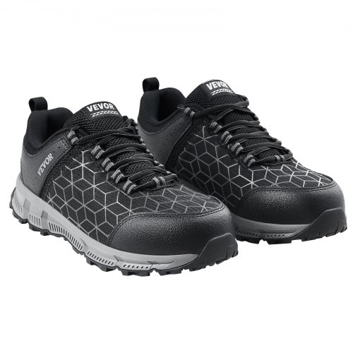VEVOR Steel Toe Shoes for Men, US Size 9.5 Wide, Men's Cushion