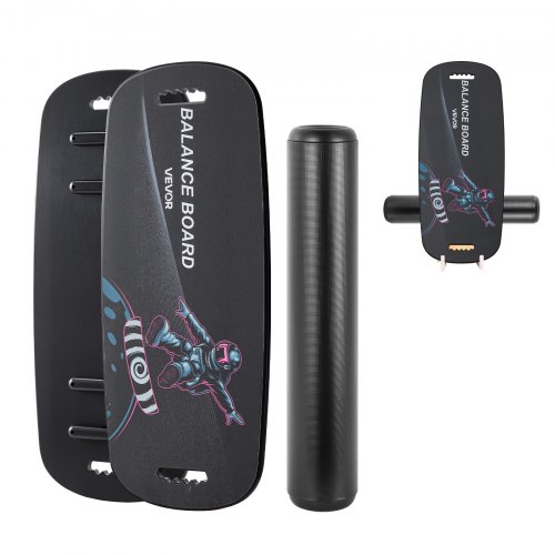 VEVOR Balance Board, 2-in-1 Wobble Board Trainer for Adults
