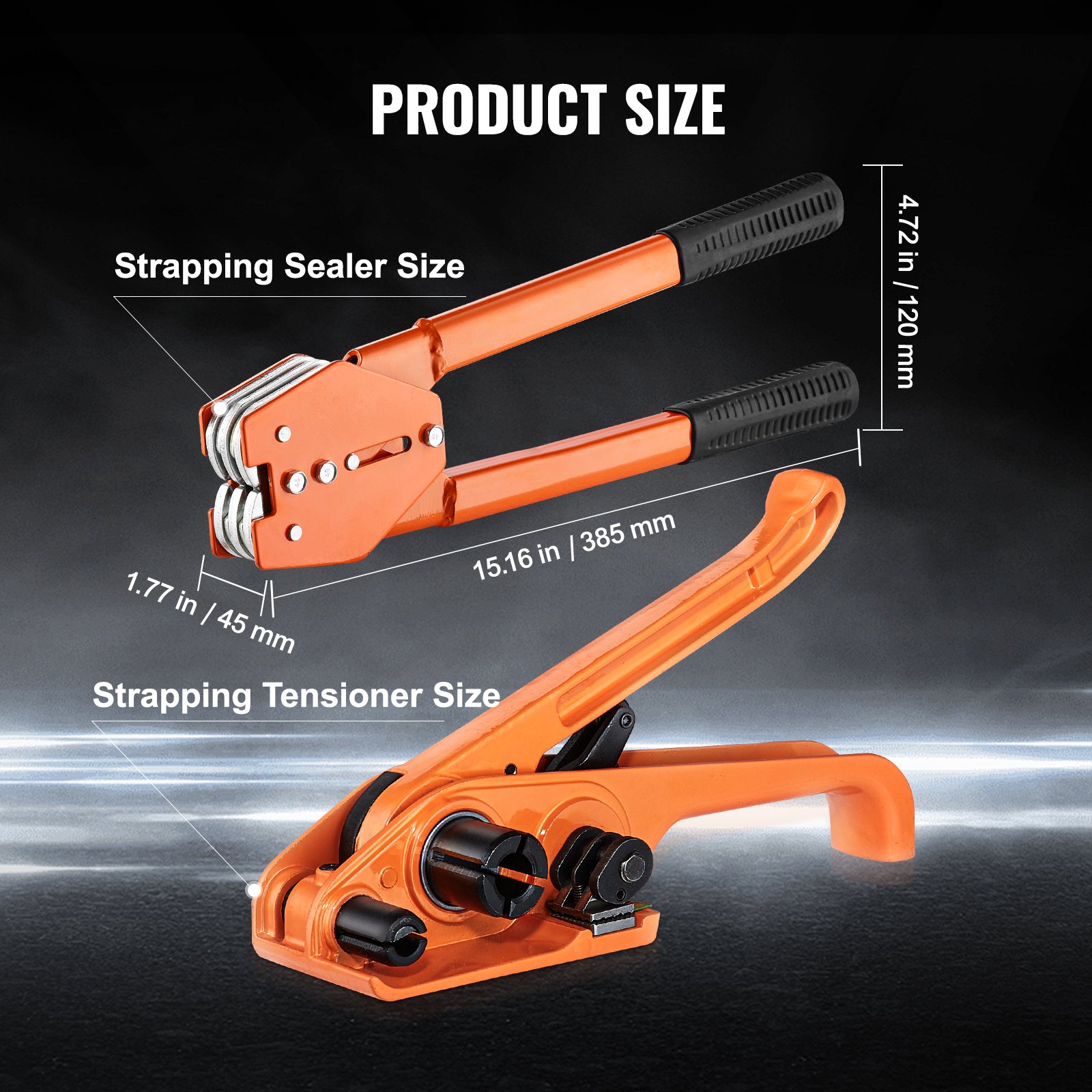 VEVOR Banding Strapping Kit with Strapping Tensioner Tool, Banding ...