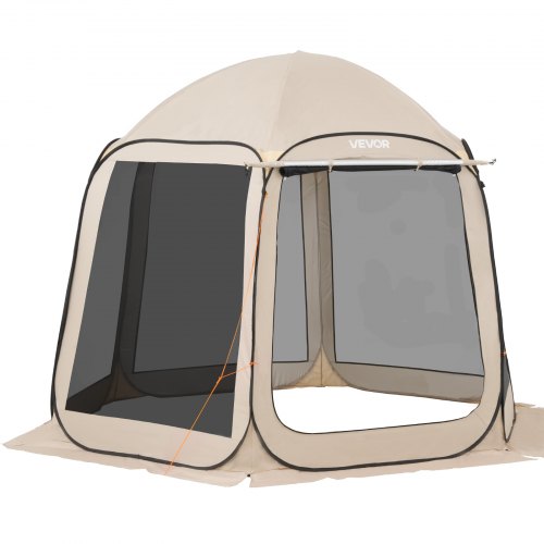 VEVOR Screen House Tent, 10 x 9.2 ft, 4-8 Person Pop Up Screen