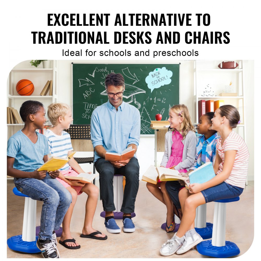 VEVOR Kids Wobble Chair (17.7-inch High), Active Chair with Sponge ...