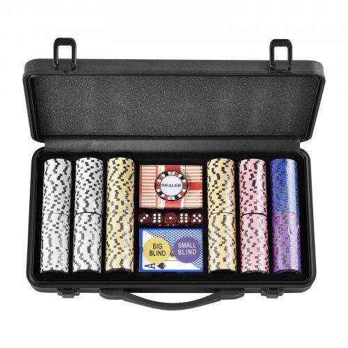 VEVOR Poker Chip Set, 300-Piece Poker Set, Complete Poker VEVOR Poker Chip Set, 300-Piece Poker Set, Complete Poker