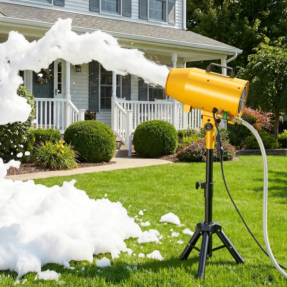 VEVOR Foam Machine, Adjustable Angle Control Foam Cannon Party Machine ...