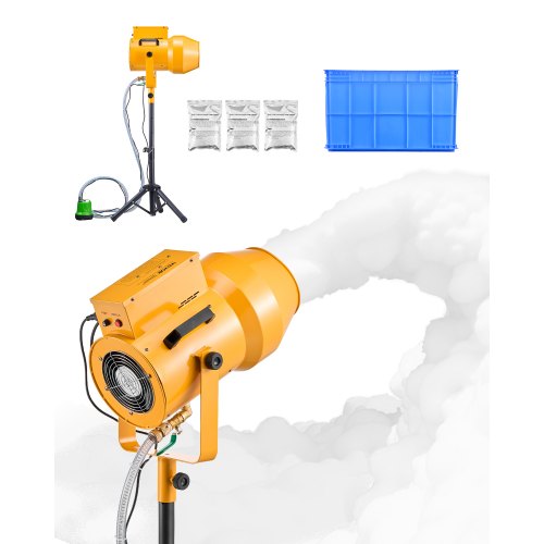 VEVOR Foam Machine, 1200 W Party Foam Cannon, Foam Maker with 3 Packs ...