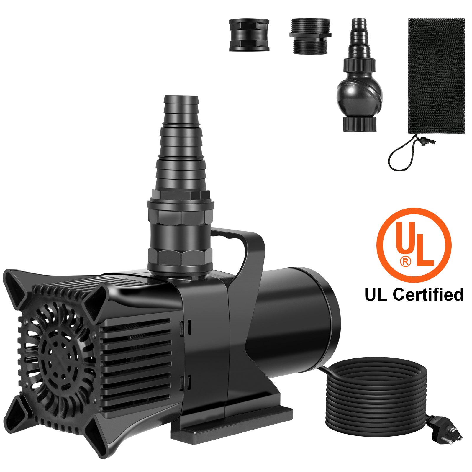 VEVOR Submersible Water Pump 3100GPH Pond Pump 22FT 240W for Waterfall ...