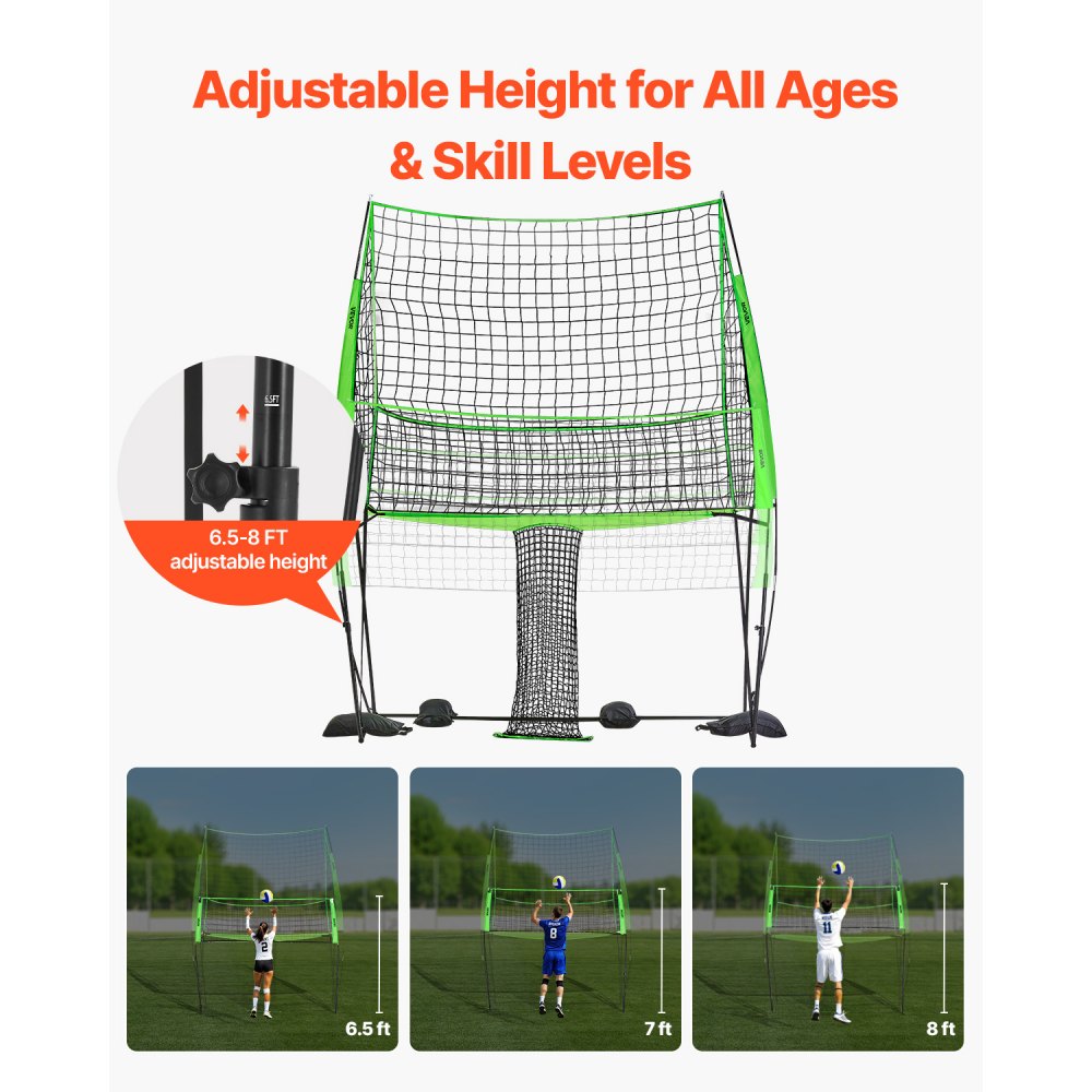 VEVOR Adjustable Volleyball Net — Rust-Resistant Frame