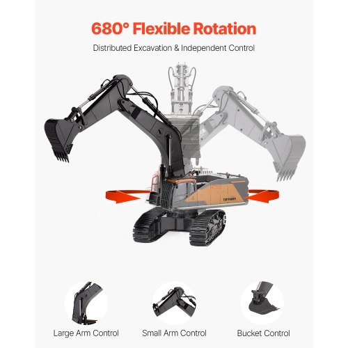 ホビーラジコン 1/14 RC Excavator Remote Control Excavator Toy 22 Channel 1:14 Scale RC