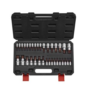 VEVOR Torx Bit Socket Set, 34-Piece Solid Star and Tamper Proof T6-T70 ...