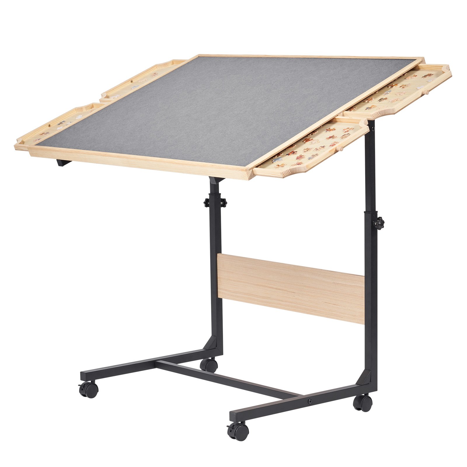 VEVOR 1500 Piece Puzzle Table with Legs, 4 Drawers and Cover, 86x63cm ...