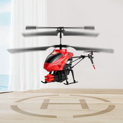 RC Helicopter 3.5 Channel Remote Control Aircraft Toy Shooting Mode ...