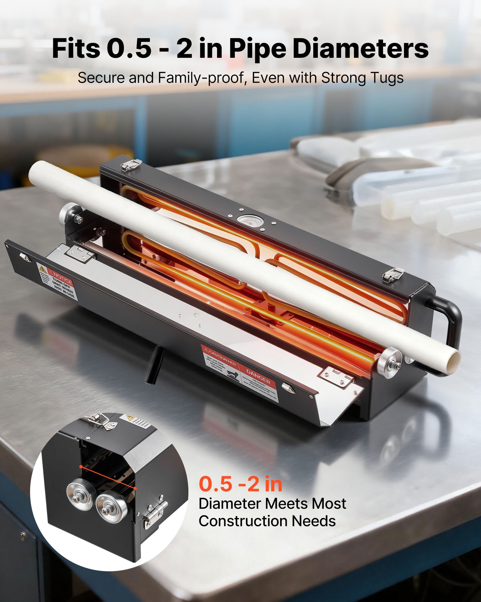 Pvc Heating Machine VEVOR Electric PVC Conduit Heater, 1/2