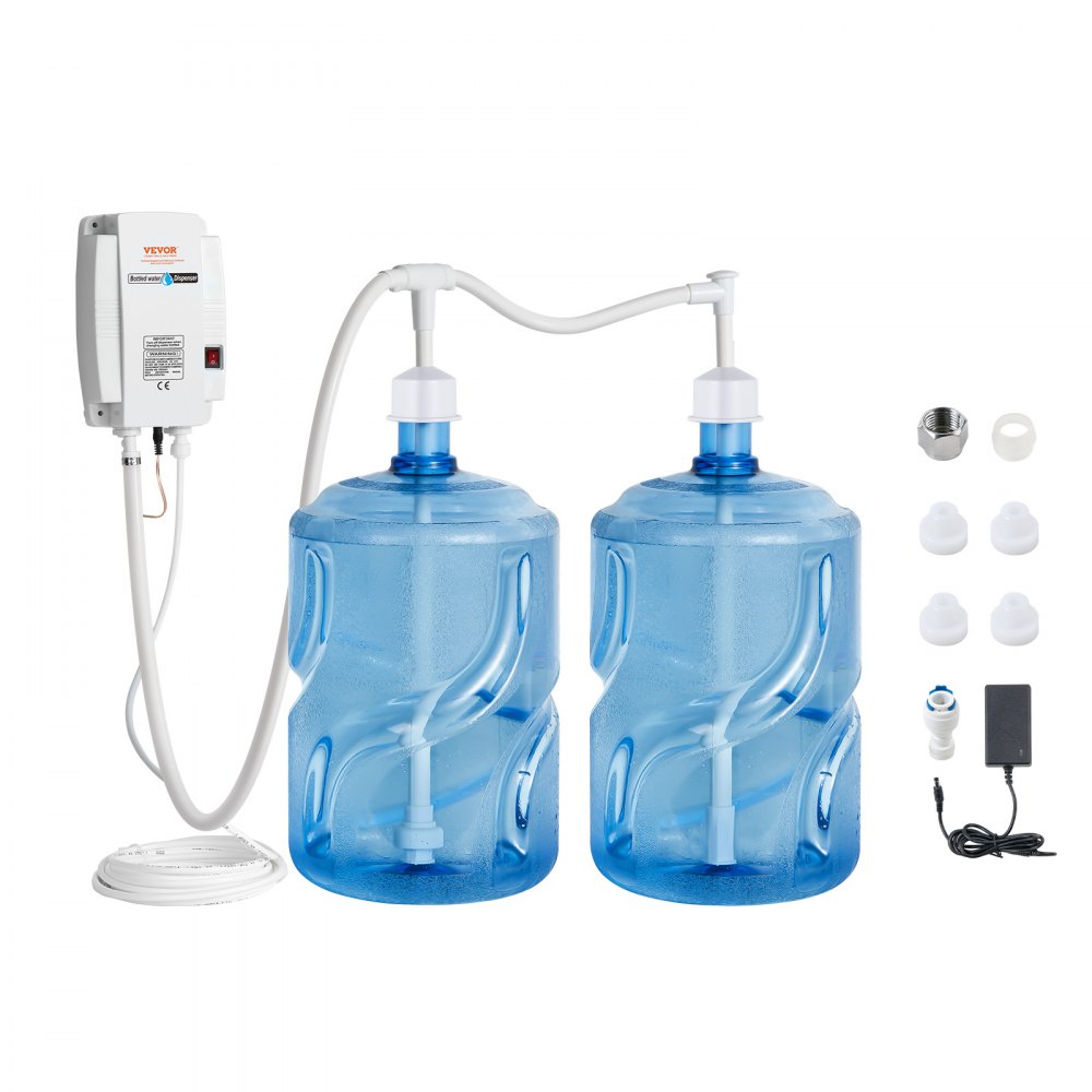 VEVOR Bottled Water Dispenser Pump System, 2x5 Gallon Dispensing System ...