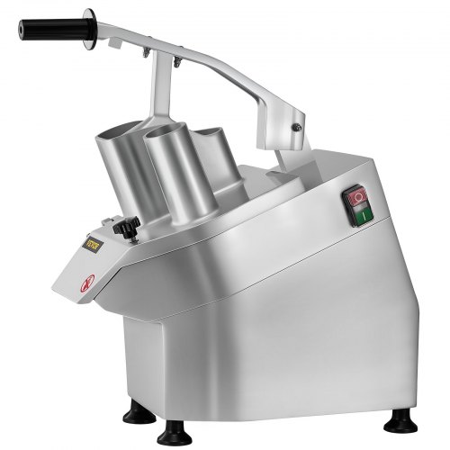 VEVOR 110V Commercial Food Processor 2 Feeding Holes, 550W